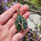 Green Aventurine and Bronze Tree Necklace