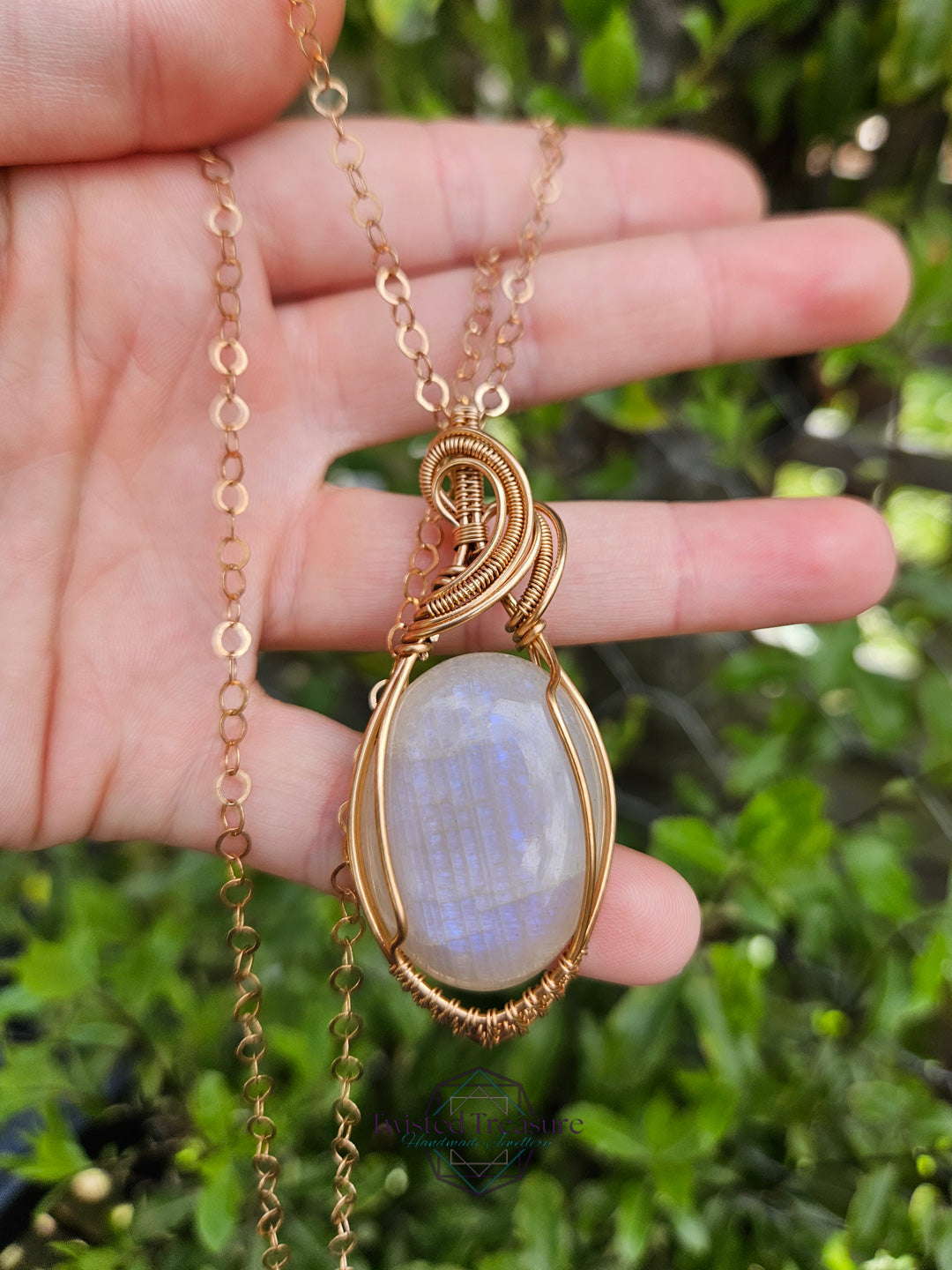 Belomorite and Bronze Necklace