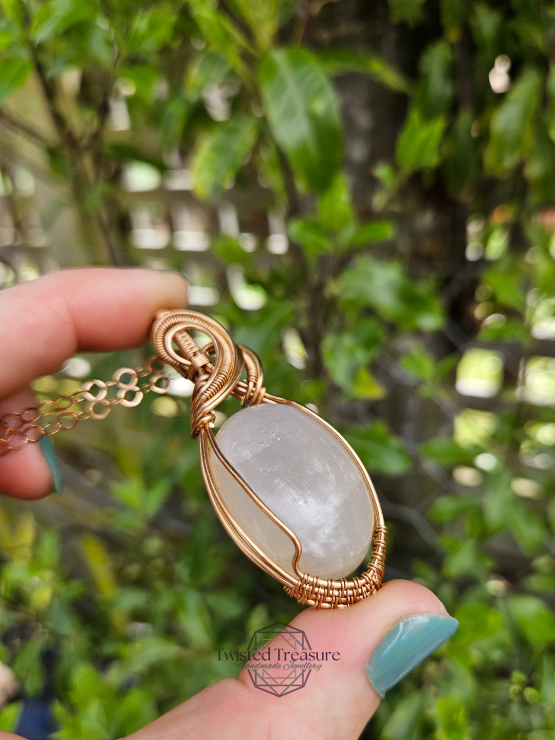 Belomorite and Bronze Necklace