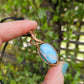Larimar and Bronze Necklace