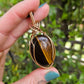Tiger's Eye and Bronze Necklace