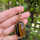 Tiger's Eye and Bronze Necklace