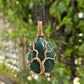Green Aventurine and Bronze Tree Necklace