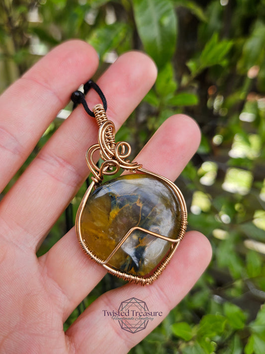 Nellite and Bronze Necklace