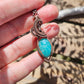 Amazonite and Copper Necklace