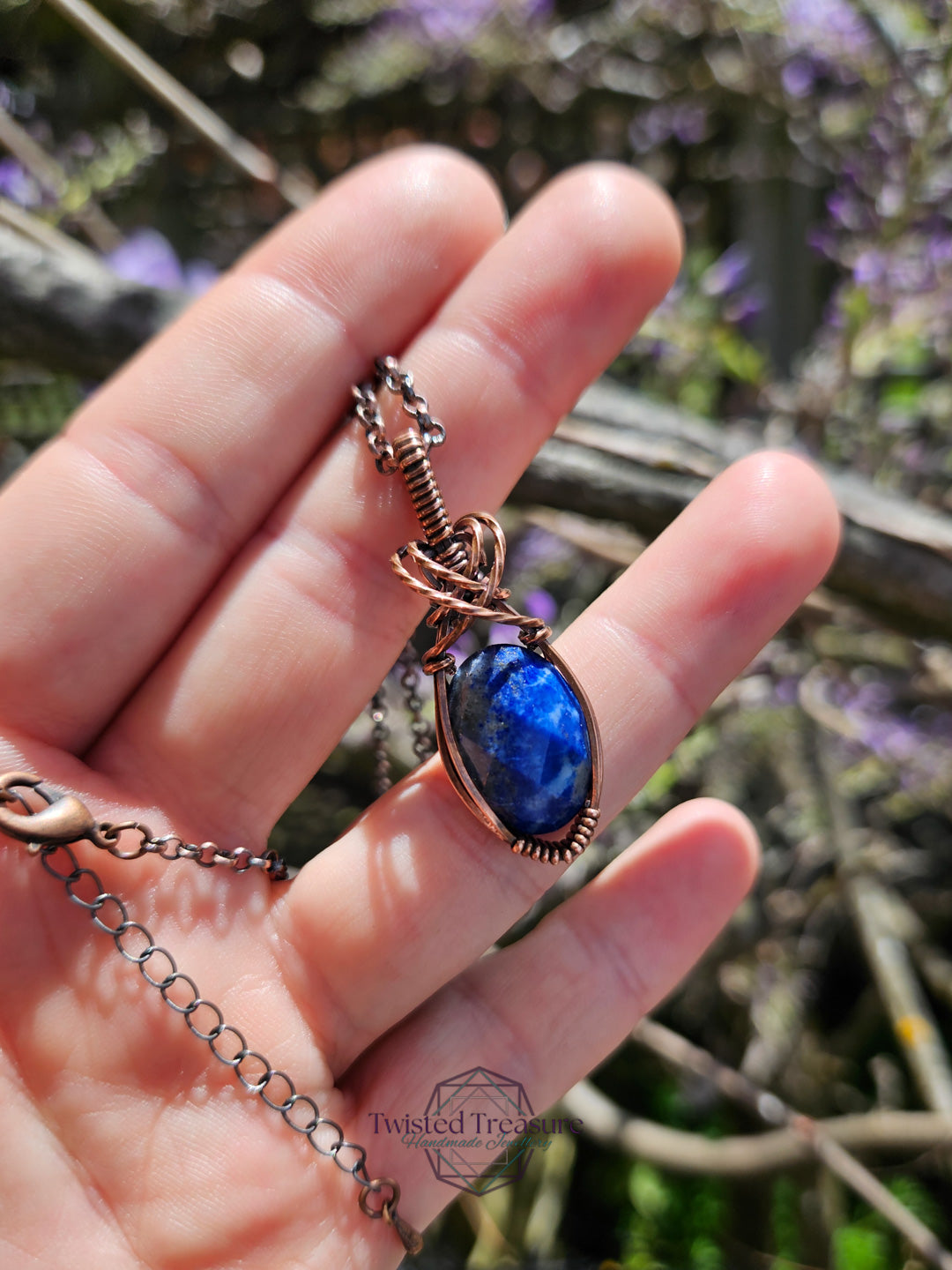 Lapis Lazuli and Copper Necklace