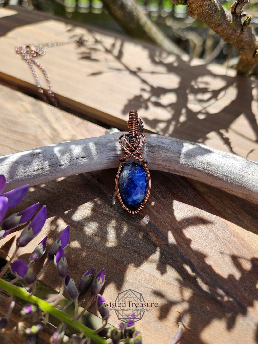 Lapis Lazuli and Copper Necklace