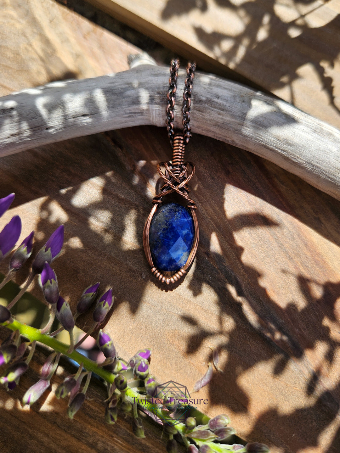 Lapis Lazuli and Copper Necklace