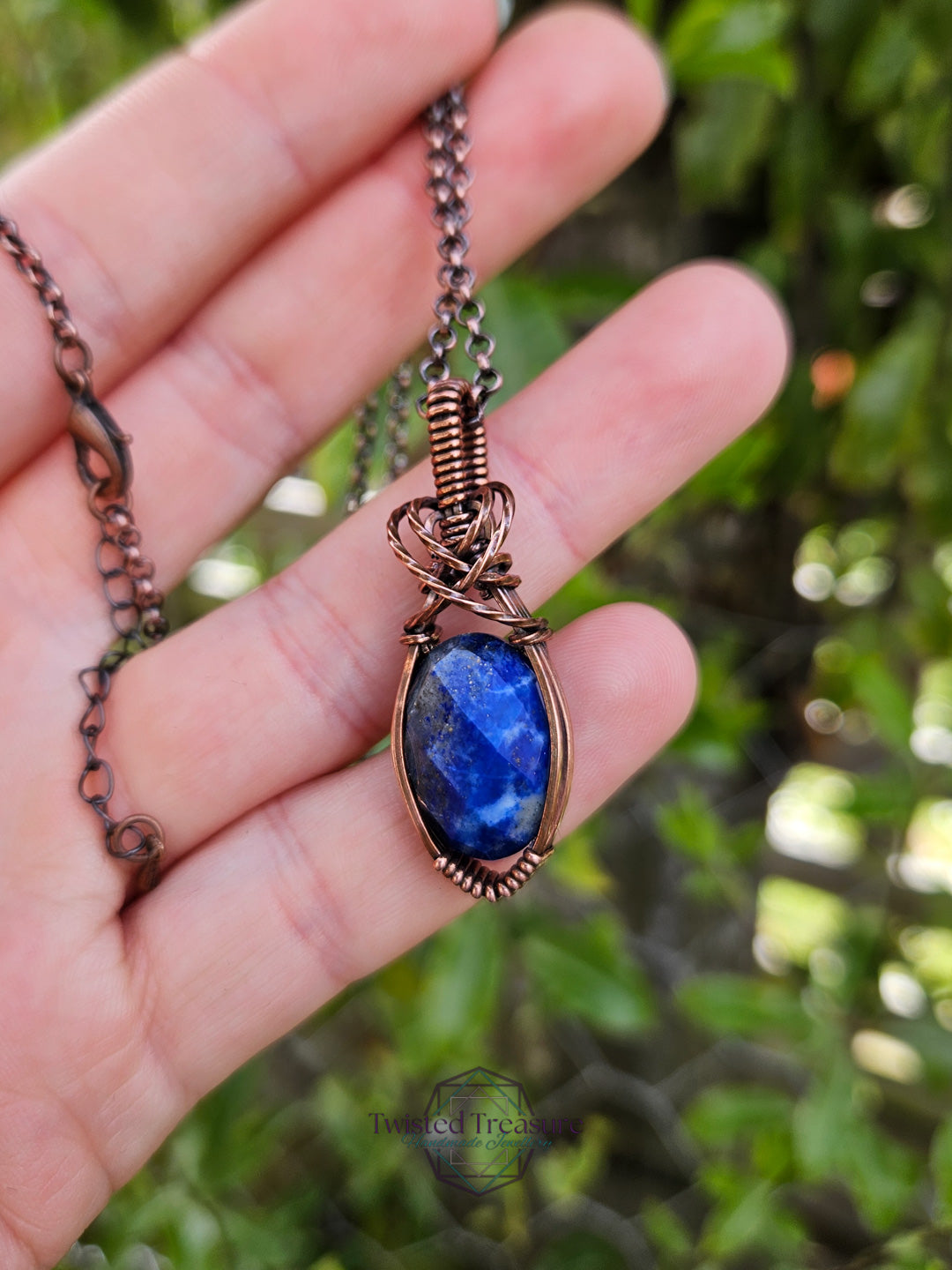 Lapis Lazuli and Copper Necklace