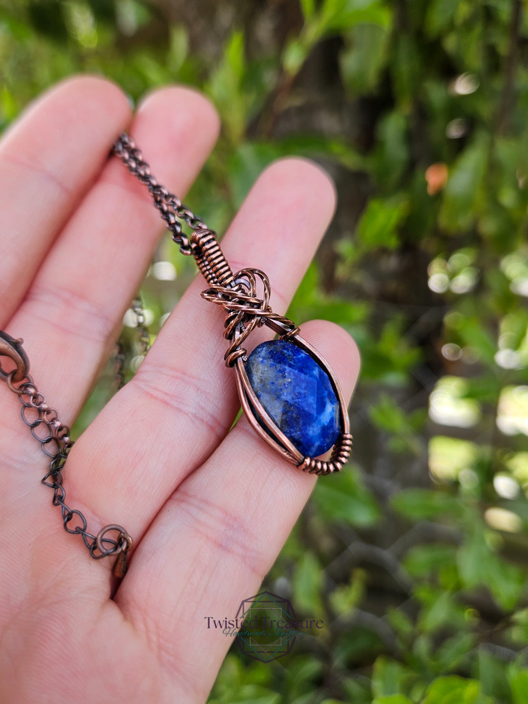 Lapis Lazuli and Copper Necklace