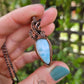 Larimar and Copper Necklace