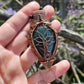 Green Aventurine and Copper Tree Necklace