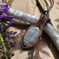 Belomorite, Kyanite and Copper Necklace