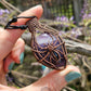 Amethyst, Opal and Copper Spider Necklace