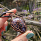 Amethyst, Opal and Copper Spider Necklace
