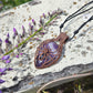 Amethyst, Opal and Copper Spider Necklace