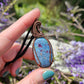 Ruby Kyanite and Copper Necklace
