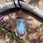 Ruby Kyanite and Copper Necklace