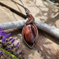Red Tigers Eye and Copper Necklace