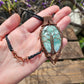 Hemimorphite and Copper Tree of Life Necklace
