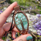 Hemimorphite and Copper Tree of Life Necklace