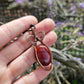 Carnelian Agate and Copper Necklace