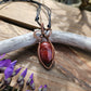 Carnelian Agate and Copper Necklace