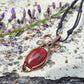 Carnelian Agate and Copper Necklace