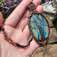 Labradorite and Copper Tree of Life Necklace