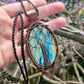 Labradorite and Copper Tree of Life Necklace