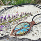 Labradorite and Copper Tree of Life Necklace