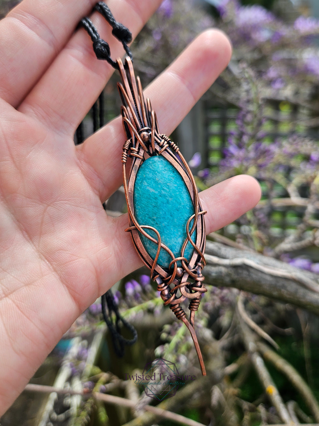 Amazonite and Copper Necklace