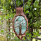 Hemimorphite and Copper Tree of Life Necklace