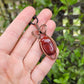 Carnelian Agate and Copper Necklace