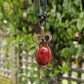 Carnelian Agate and Copper Necklace