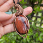 Red Tigers Eye and Copper Necklace
