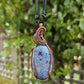 Ruby Kyanite and Copper Necklace