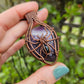 Amethyst, Opal and Copper Spider Necklace