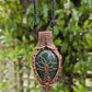 Green Aventurine and Copper Tree Necklace