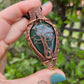 Green Aventurine and Copper Tree Necklace