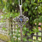 Blue Cubic Zirconia & Sterling Silver Sword Necklace