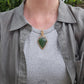 Nephrite Jade and Bronze Necklace