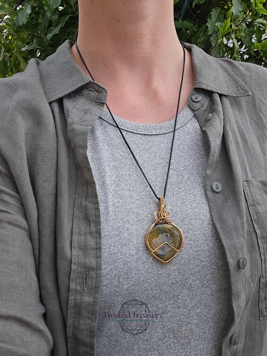 Nellite and Bronze Necklace