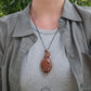 Red Tigers Eye and Copper Necklace