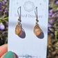 Bronze 'Dew Drop' Earrings - Sunstone
