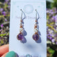 Copper 'Alchemy' Earrings - Moonstone & Amethyst