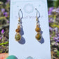 Bronze 'Alchemy' Earrings - Agate & Pietersite