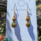 Bronze 'Alchemy' Earrings - Agate & Pietersite