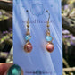 Bronze 'Alchemy' Earrings - Aquamarine & Thulite