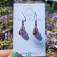Copper 'Dew Drop' Earrings - Amethyst